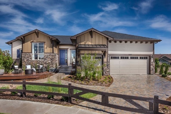Toll Brothers (55+) model at Inspiration