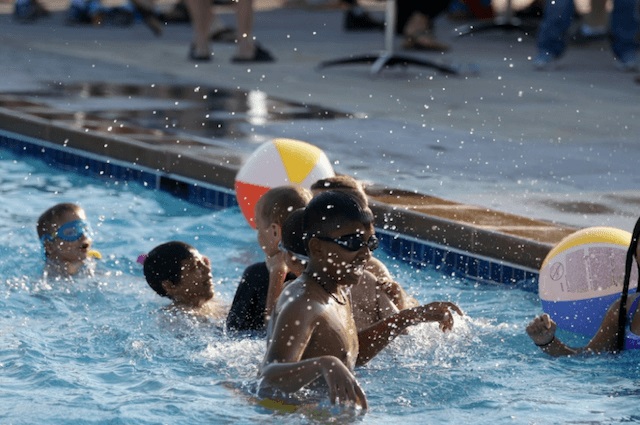 Pool party for Inspiration community residents parker CO