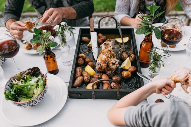 farm to table dinner at Inspiration community near Parker CO