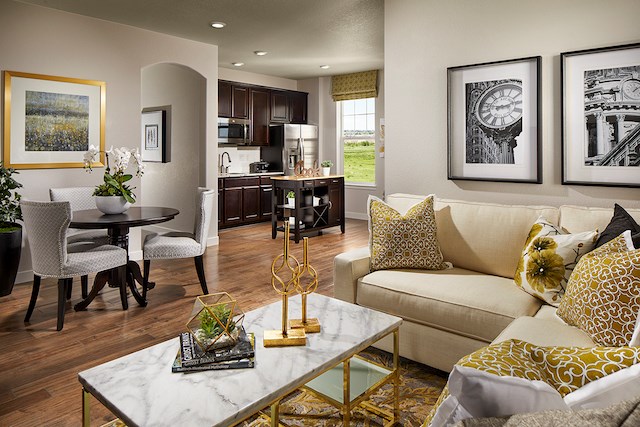 Lennar Superhome Great room overall at Inspiration