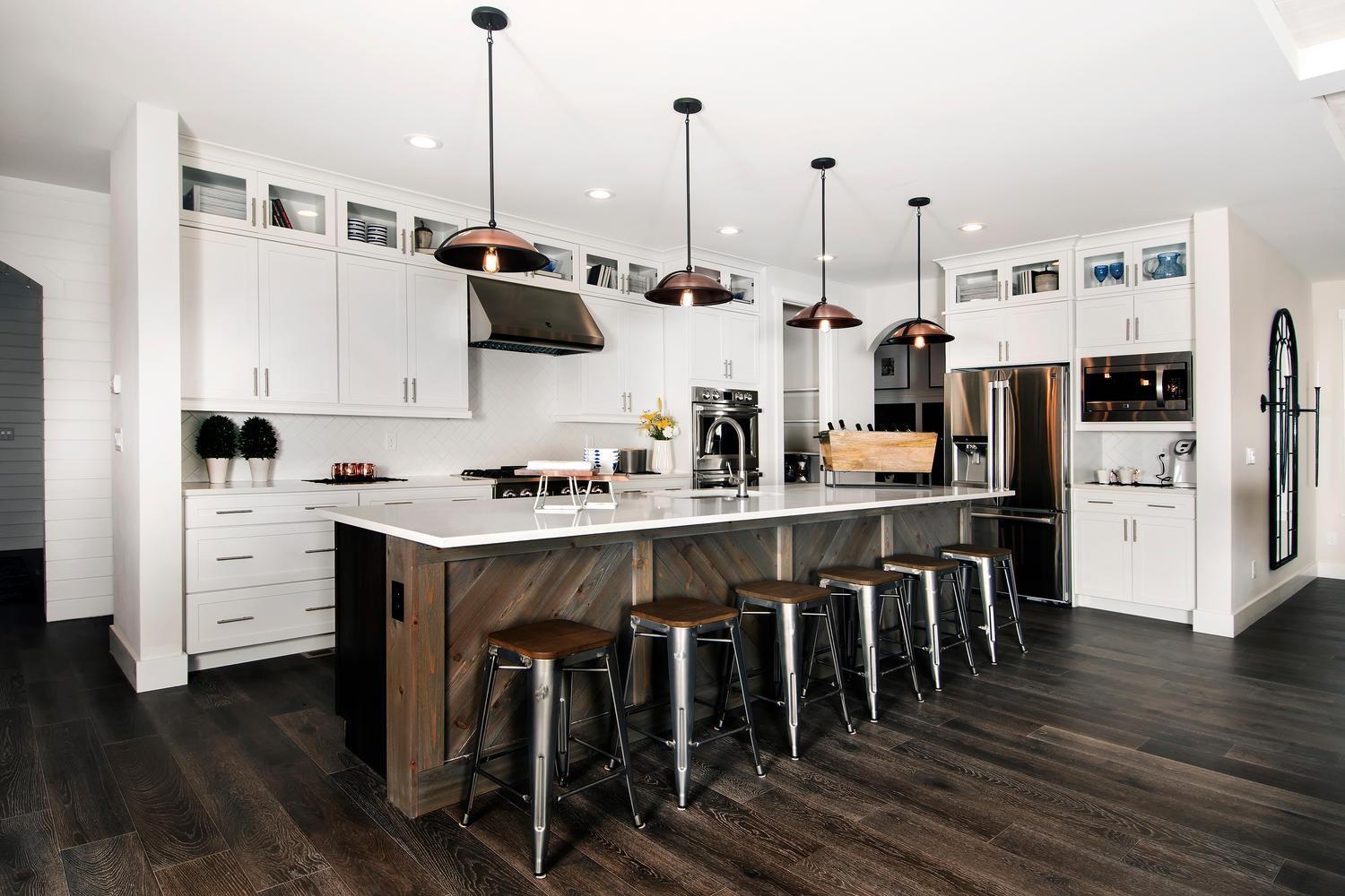 DreamFinders model home kitchen | Inspiration community near Parker CO