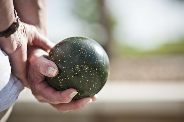 Bocce Ball at Inspiration Hilltop 55 plus community Parker CO