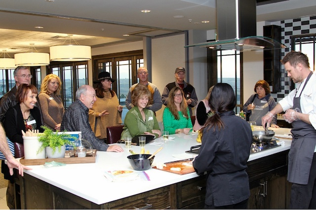 Cooking Demos for resident of Inspiration Hilltop 55 plus community Parker CO