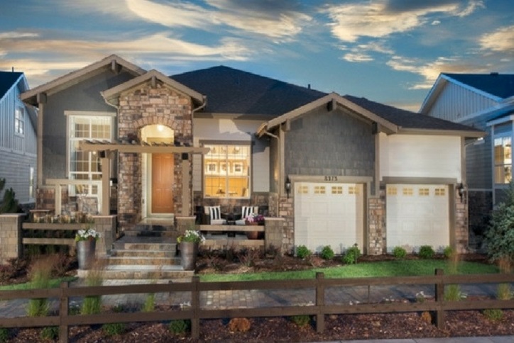 Trelease New Home Plan by Toll Brothers at Inspiration Community near Parker CO