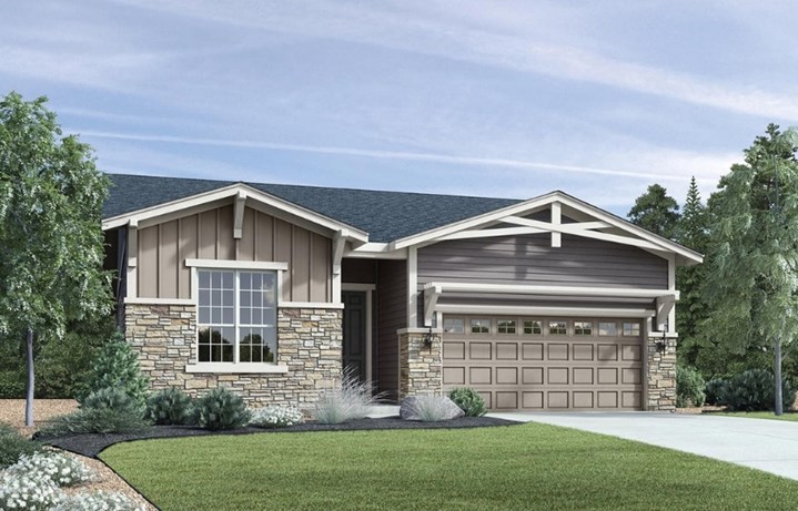 Wakefield, a Beautiful Colorado Model New Home by Toll Brothers (55+)