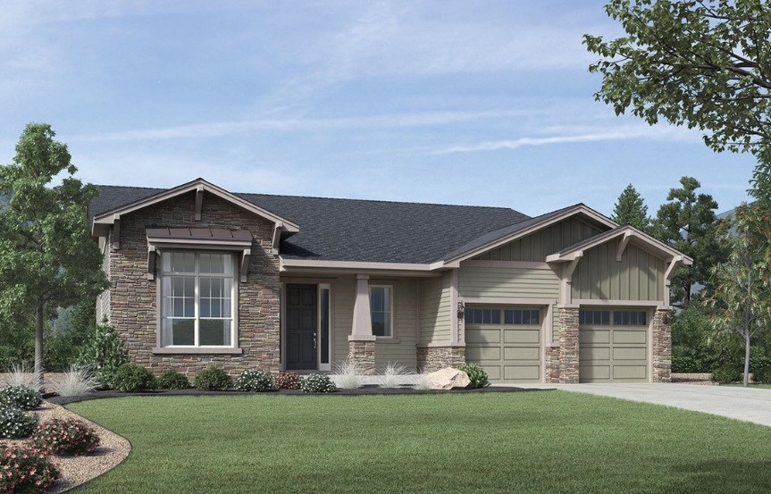 Bancroft, a Beautiful Colorado Model New Home by Toll Brothers (55+)
