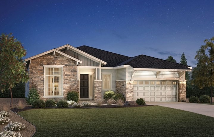 Bancroft, a Beautiful Colorado Model New Home by Toll Brothers (55+)