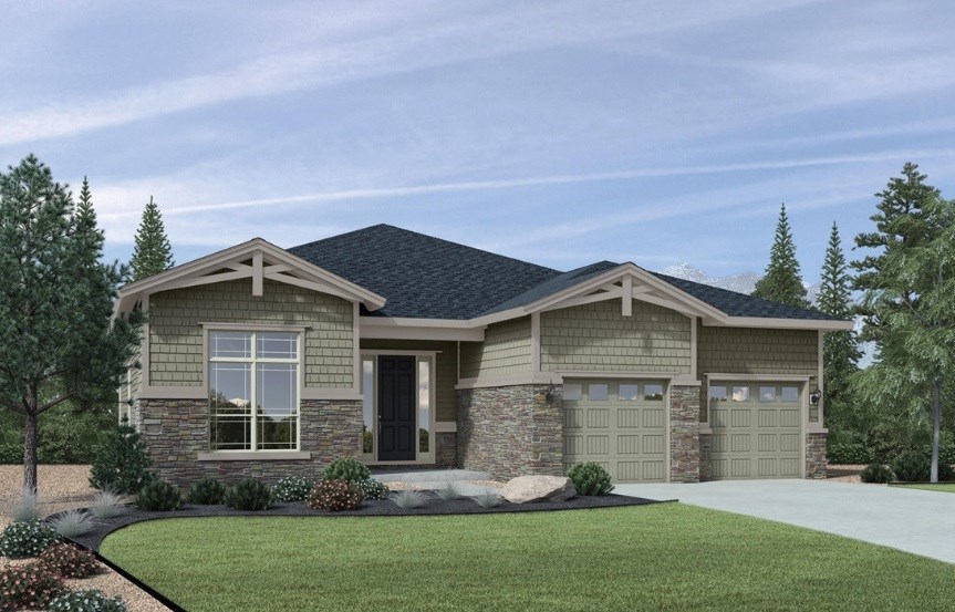 Dunraven, a Beautiful Colorado Model New Home by Toll Brothers (55+)