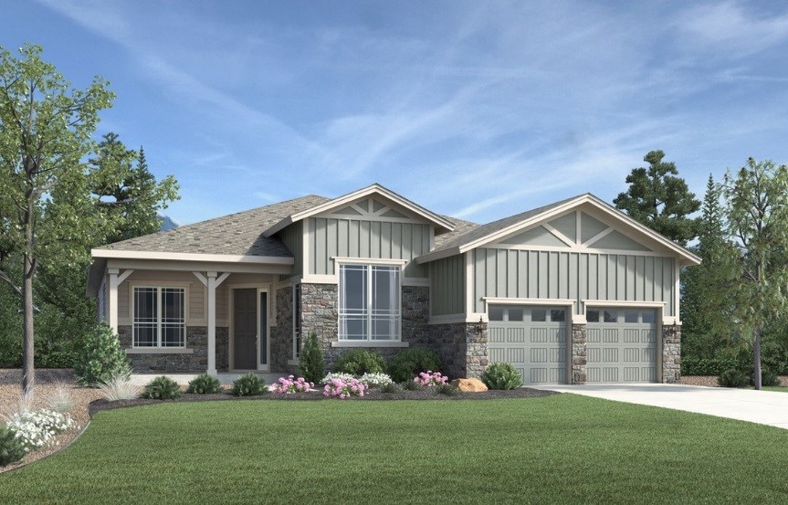 Pendleton, a Beautiful Colorado Model New Home by Toll Brothers (55+)