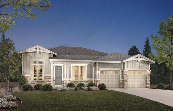 Trelease, a Beautiful Colorado Model New Home by Toll Brothers (55+)