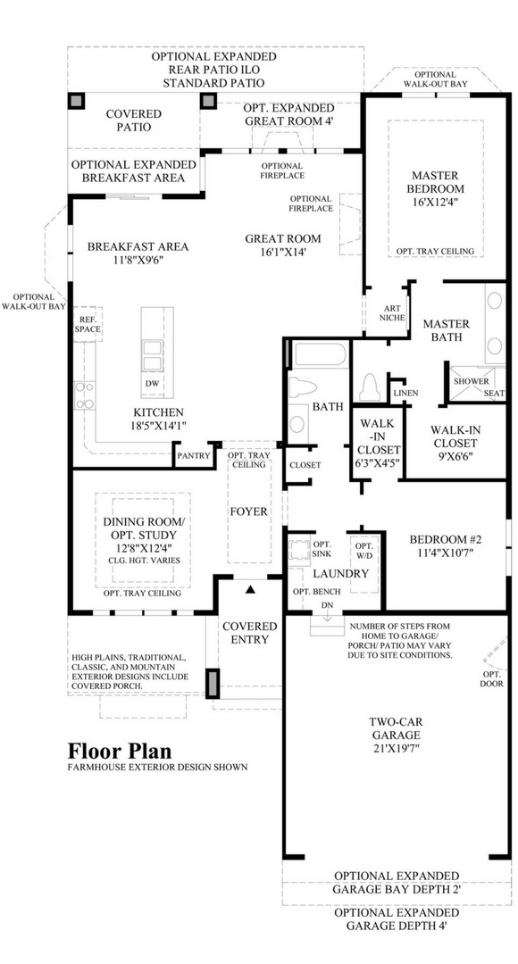 Logan main level, a Beautiful Colorado Model New Home by Toll Brothers (55+)