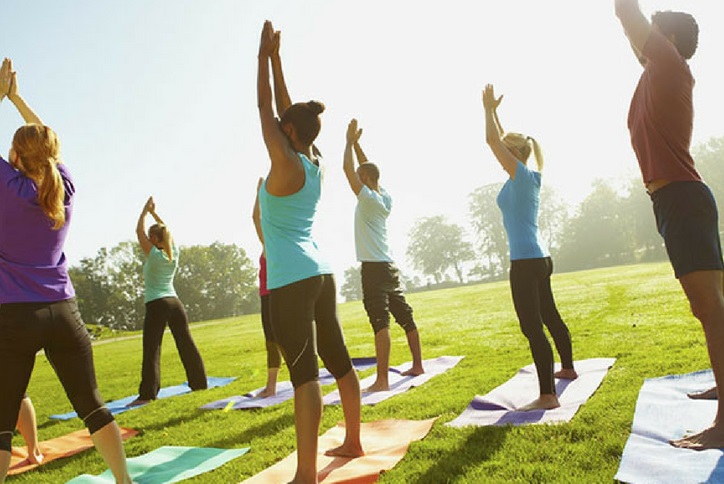 Yoga On The Lawn 