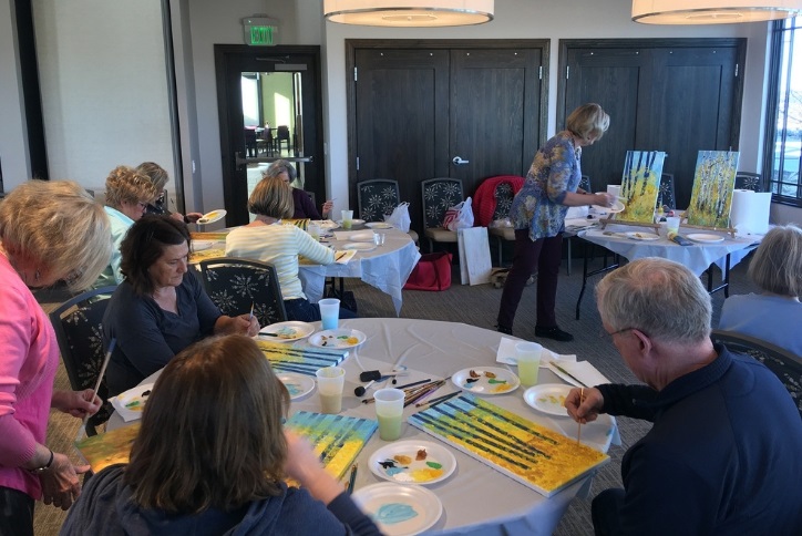 Acrylic Painting II at Hilltop Club at Inspiration community Parker CO