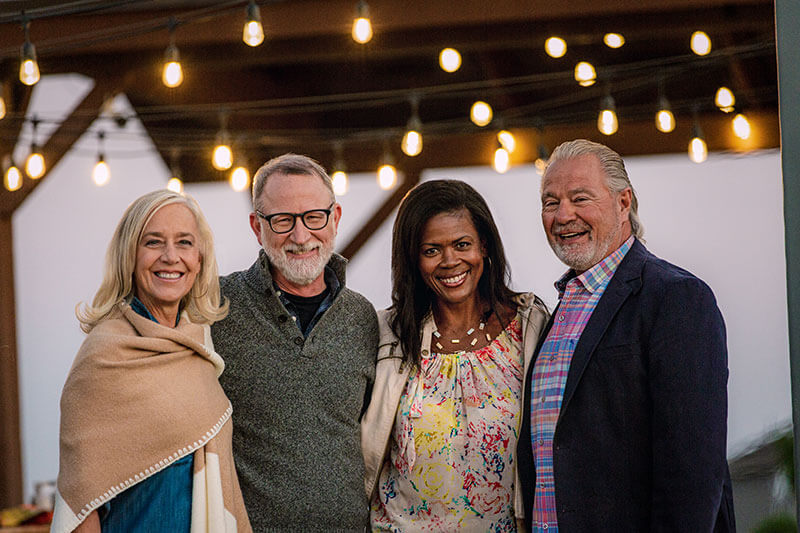 Residents gathering together in Inspiration community near Parker Colorado