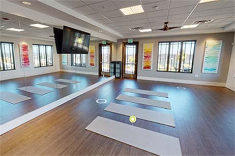 Movement Studio in Hilltop Club Amenity Center Inspiration Community