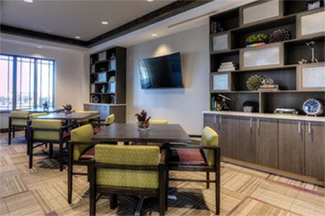 Library in Hilltop Club Amenity Center Inspiration Community