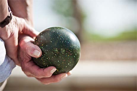 Bocce Ball Courts at Hilltop Club Amenity Center Inspiration Community