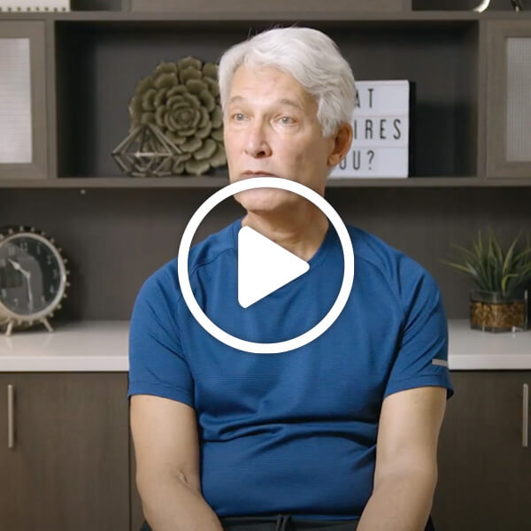 Happy homeowner in Inspiration Hilltop